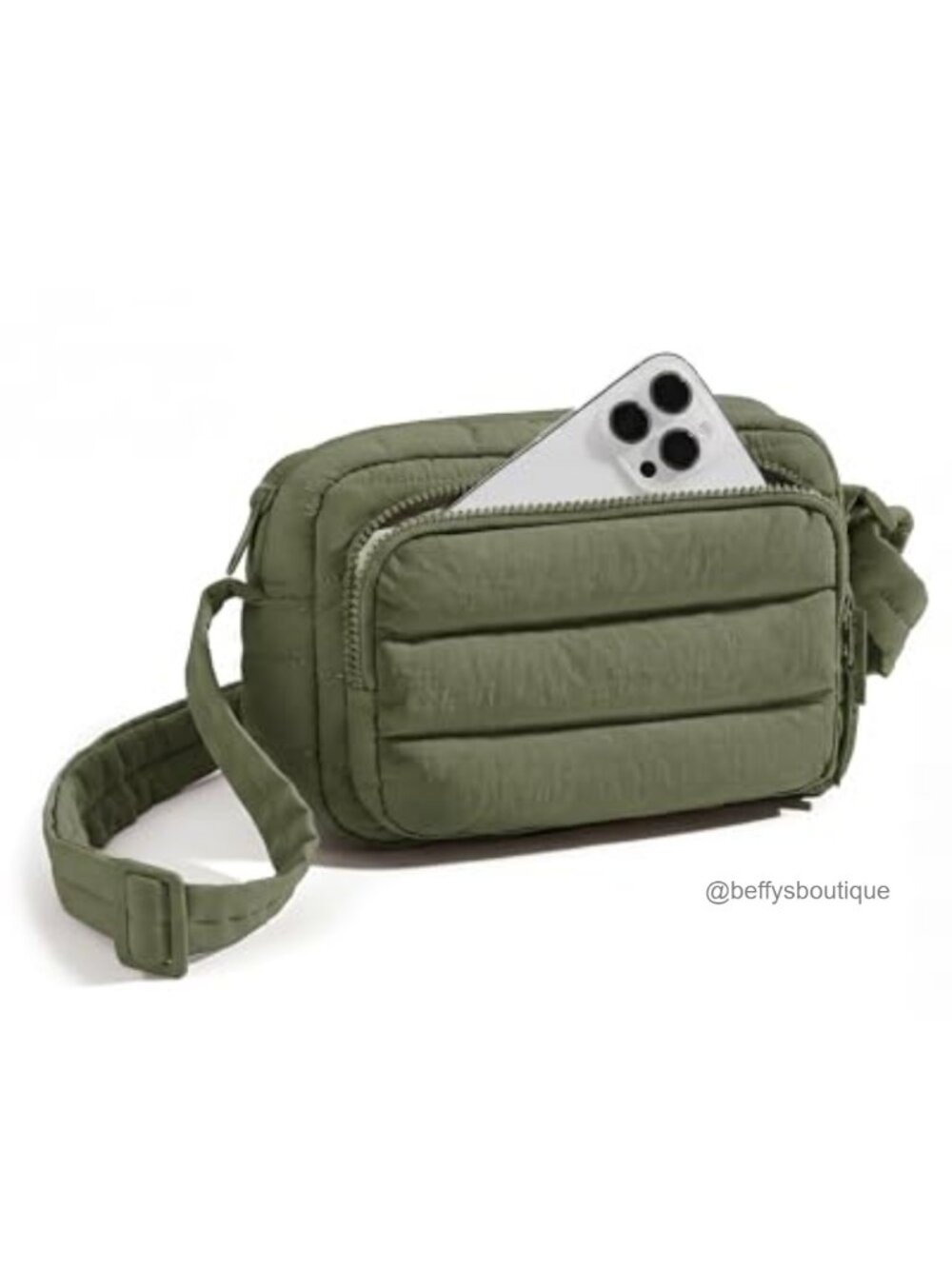 Nylon Crossbody Bag RFID Blocking Water Resistant Mini Purse Travel